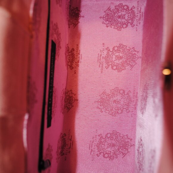 NWT MY FLAT PINK FABRIC LADIES HANDBAG - Picture 8 of 10